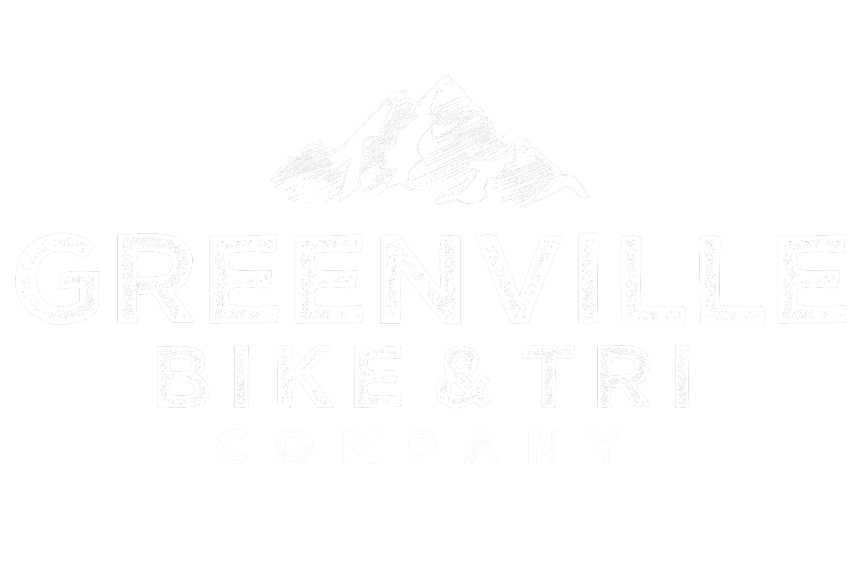 Greenville Bike & Tri White Logo